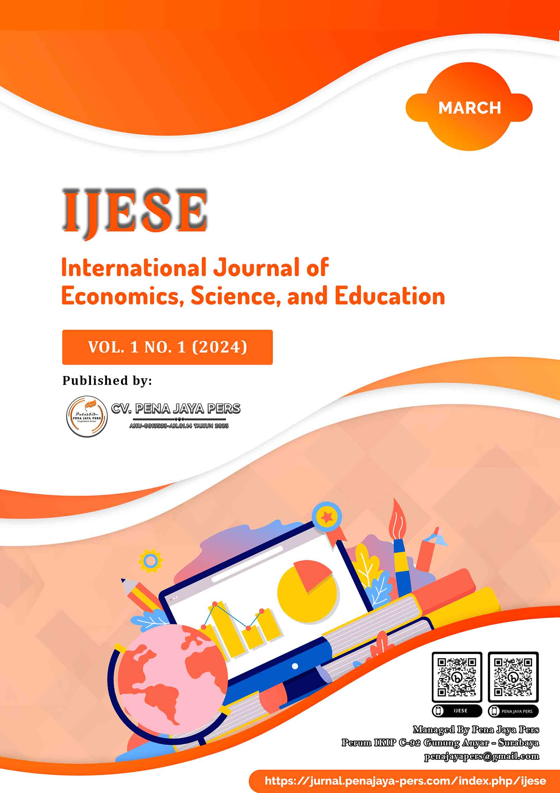 					View Vol. 1 No. 1 (2024): International Journal of Economics, Science, and  Education (IJESE)
				